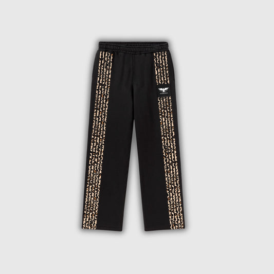 Cheetah Black Wide Leg Sweats